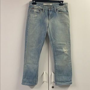 Joe’s Jeans low waist vintage wash crop jean